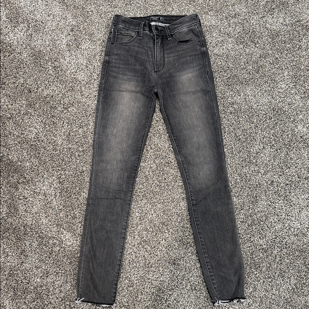 Abercrombie & Fitch Dark Gray Skinny Jeans